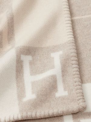 HERMES Avalon ブランケット ウール カシミヤ Avalon III throw blanket | Hermès USA